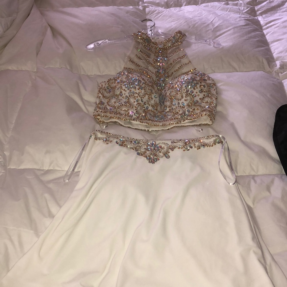 homecoming/ prom/ formal two piece dress
